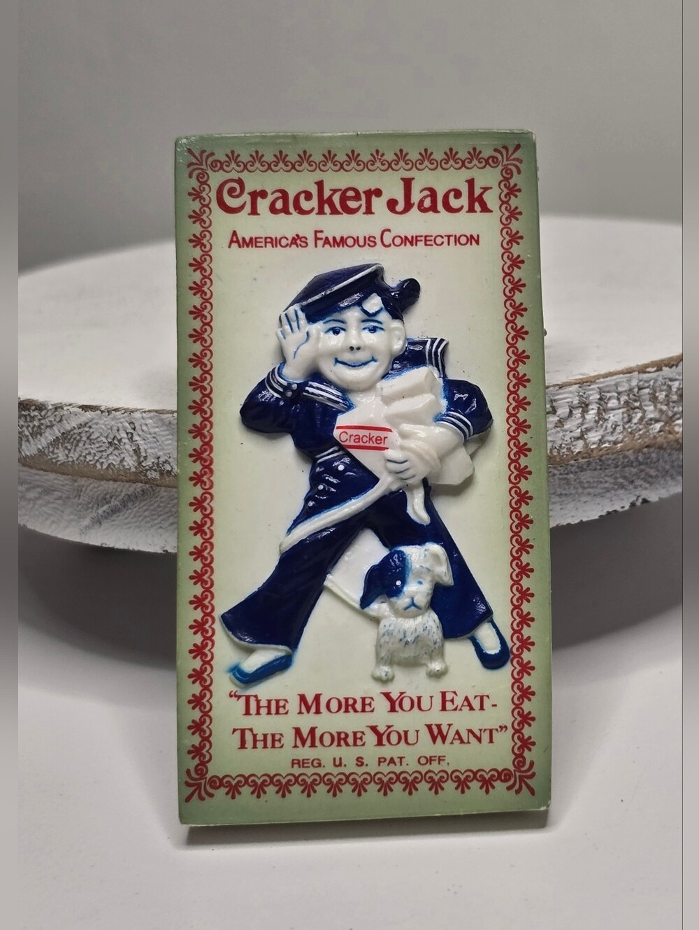 Cracker Jack Americas Famous Confection "The More You Eat, The More You Want"